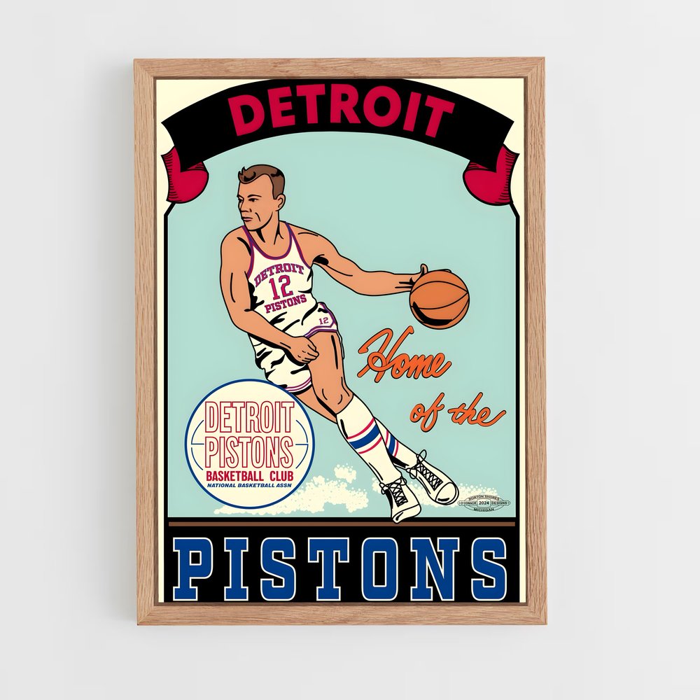 Poster Motown Hoops – affiche Basketball (vue 4)
